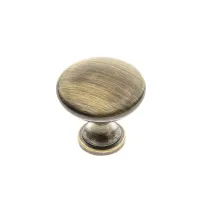 POMOLO PER MOBILI "TERNI" OTTONE ANTICHIZZATO Ø30MM - gz-terni-1-09