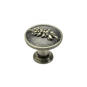 POMOLO PER MOBILI "ARDEA" ANTICATO Ø27MM - GZ-ARDEA-1-09