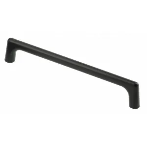MANIGLIA "OCTAVIO" PER MOBILI NERO OPACO 160MM. - uz-octavio-160-20m
