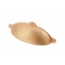 MANIGLIA A CONCHIGLIA "MARSA" RAME 64MM.