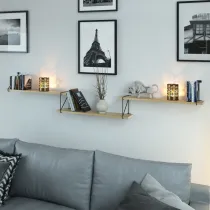 REGGIMENSOLA 21X17CM NERO OPACO MODELLO "ROD"