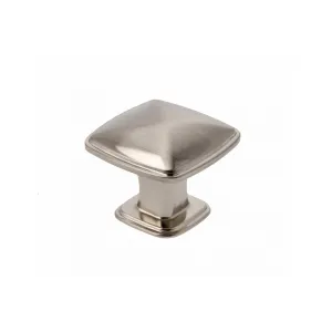 POMOLO PER MOBILI "POINT" INOX SATINATO Ø24MM - gz-point-1-06