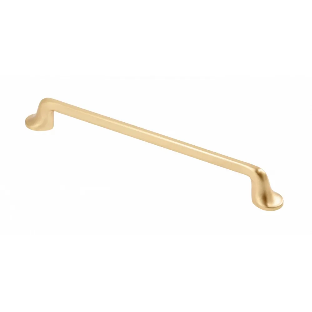 MANIGLIA "FABRICIO" OTTONE SPAZZOLATO 192MM MANIGLIA "FABRICIO" OTTONE SPAZZOLATO 192MM