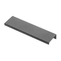 MANIGLIA IN ALLUMINIO NERO OPACO "HEXI" 150MM. INTERASSE 96MM. - ua-hexi96-20m