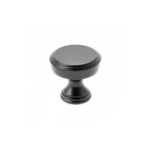 POMOLO PER MOBILI "SONET" NERO OPACO Ø25MM - gz-sonet-1-20m