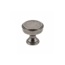 POMOLO PER MOBILI "SONET" ARGENTATO ANTICATO Ø25MM - gz-sonet-1-07