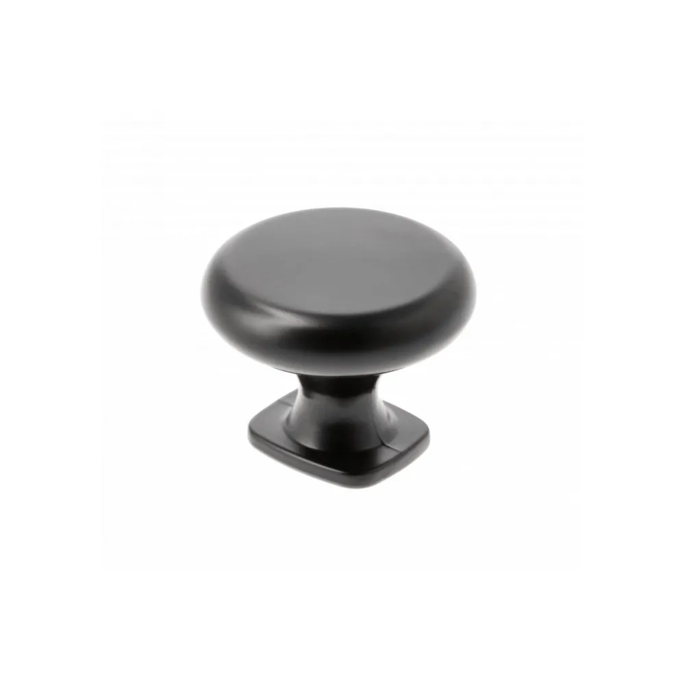 POMOLO PER MOBILI "LORENA" NERO OPACO Ø33MM - GZ-LORENA-1-20M POMOLO PER MOBILI "LORENA" NERO OPACO Ø33MM - GZ-LORENA-1-20M