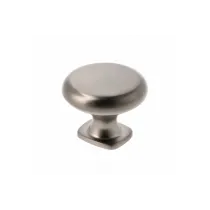 POMOLO PER MOBILI "LORENA" ANTRACITE SPAZZOLATO Ø33MM - GZ-LORENA-1-21