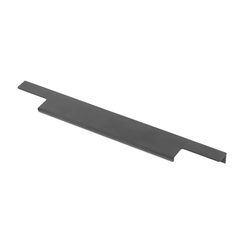 MANIGLIA IN ALLUMINIO NERO OPACO "LIND" 128MM