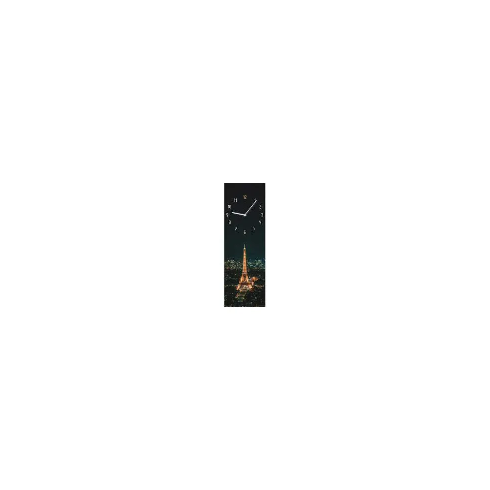 OROLOGIO IN VETRO 20X60CM GC008 PARIS STYLER