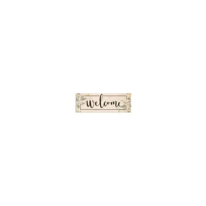 DECORAZIONE MURALE 25x70CM "WELCOME"