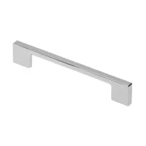MANIGLIA UZ 819 CROMO LUCIDO INTERSSA 128MM. - uz-819128-01