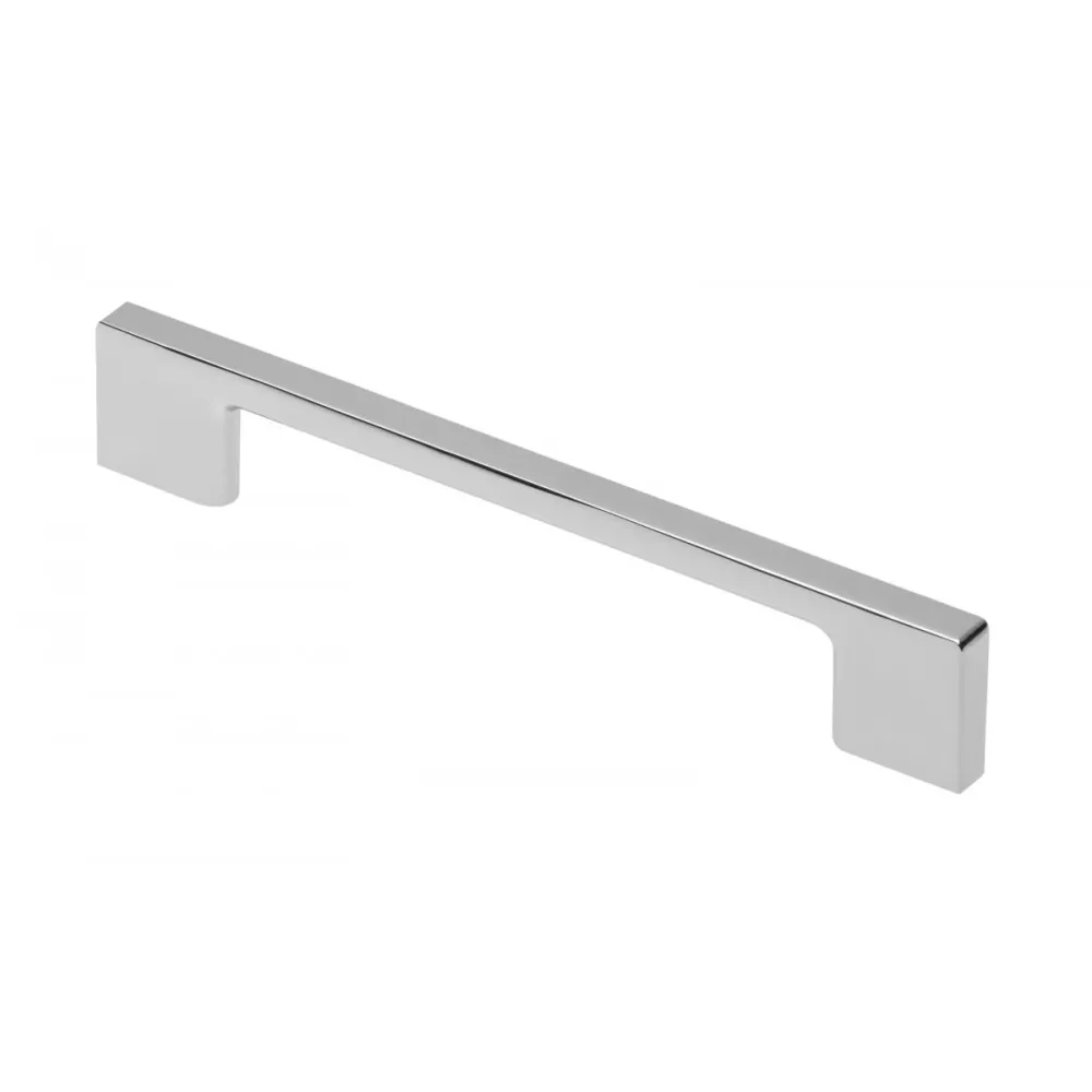 MANIGLIA UZ 819 CROMO LUCIDO INTERSSA 128MM. - uz-819128-01