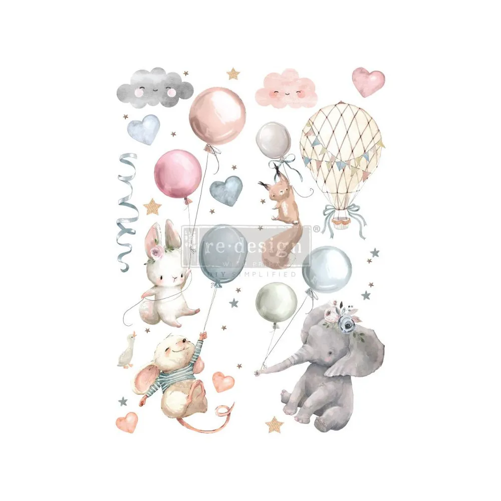 REDESIGN DECOR TRANSFERS "SWEET DREAMS" 61x89CM REDESIGN DECOR TRANSFERS "SWEET DREAMS" 61x89CM