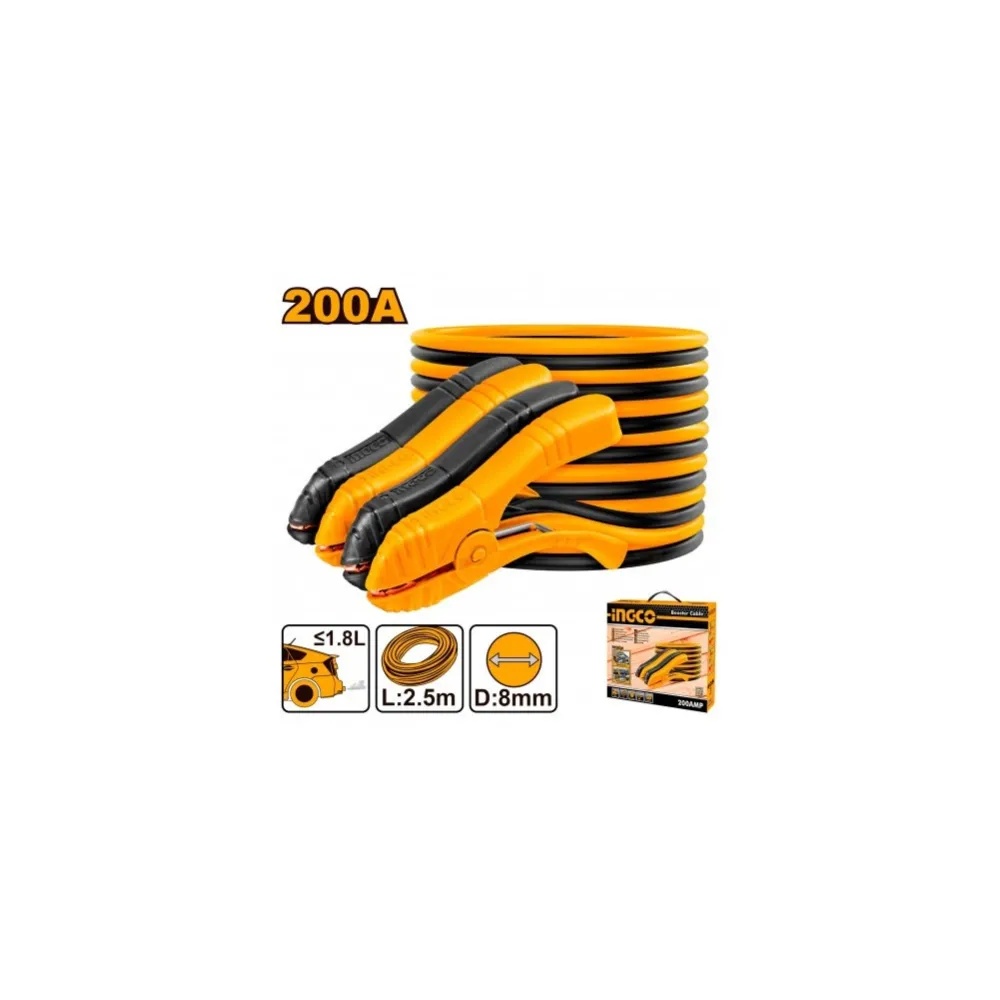 CAVI BATTERIA AUTO 200A 2.5MT CAVI BATTERIA AUTO 200A 2.5MT