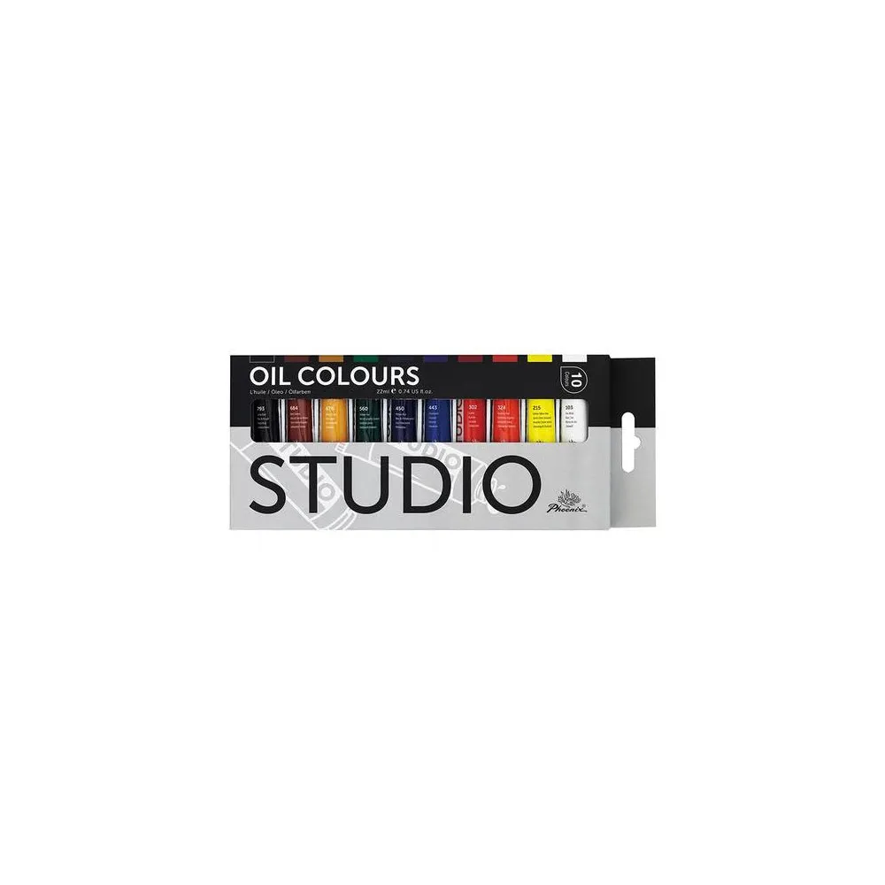 CONFEZIONE DI COLORI AD OLIO STUDIO 10PZ