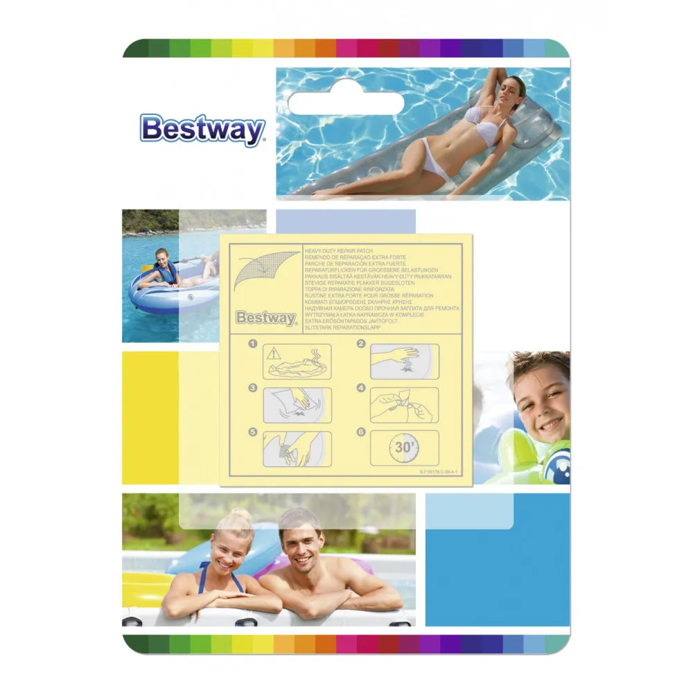 KIT 10 TOPPE RIPARAZIONE PISCINA HEAVY-DUTY KIT 10 TOPPE RIPARAZIONE PISCINA HEAVY-DUTY