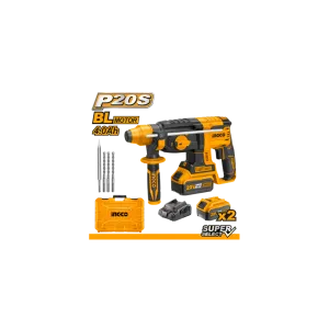 MARTELLO DEMOLITORE 20V BRUSHLESS CON 2 BATT. CARICABATT.