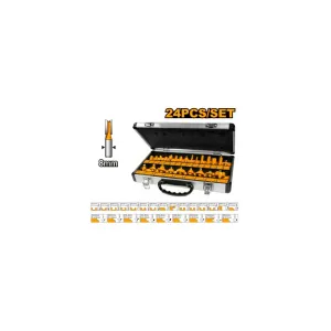 SET VALIGETTA ALLUMINIO 24 FRESE GAMBO 8MM