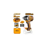 AVVITATORE AD IMPULSI 850Nm CON 2 BATTERIE E VALIGETTA