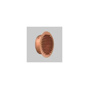 GRIGLIA DI AERAZIONE IN RAME TONDA Ø 100MM