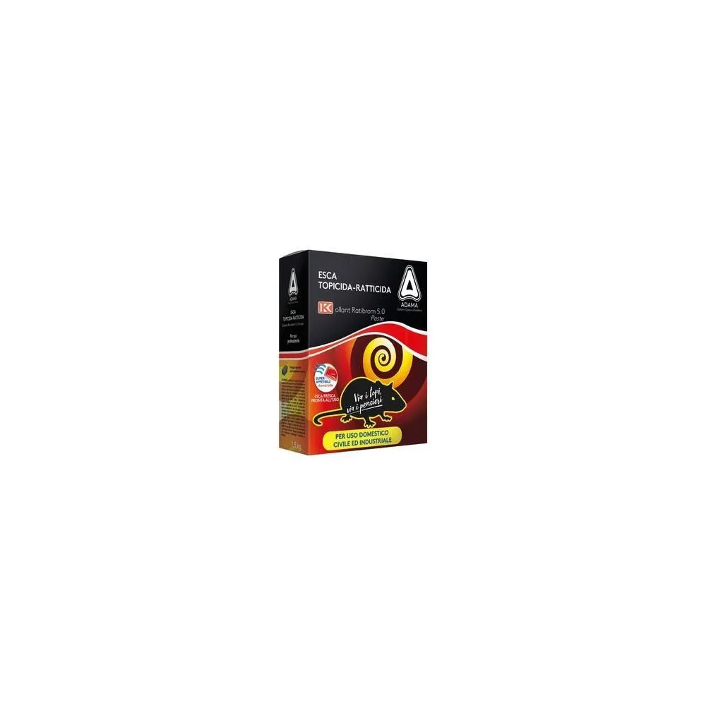 ESCA TOPICIDA'RATIBROM 5.0' KG.1,5 (3X500 GR.) ESCA TOPICIDA'RATIBROM 5.0' KG.1,5 (3X500 GR.)