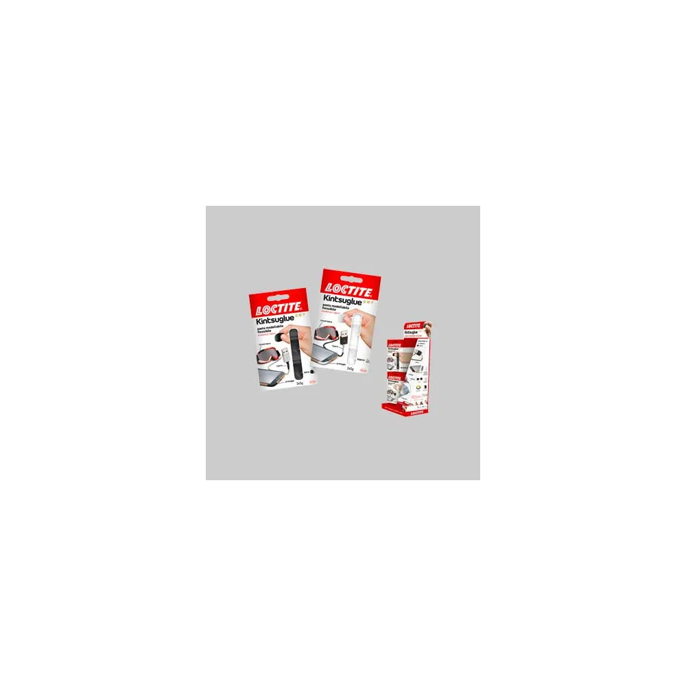 PASTA MODELLABILE FLESSIBILE LOCTITE "KINTSUGLUE" 3X5GR PASTA MODELLABILE FLESSIBILE LOCTITE "KINTSUGLUE" 3X5GR