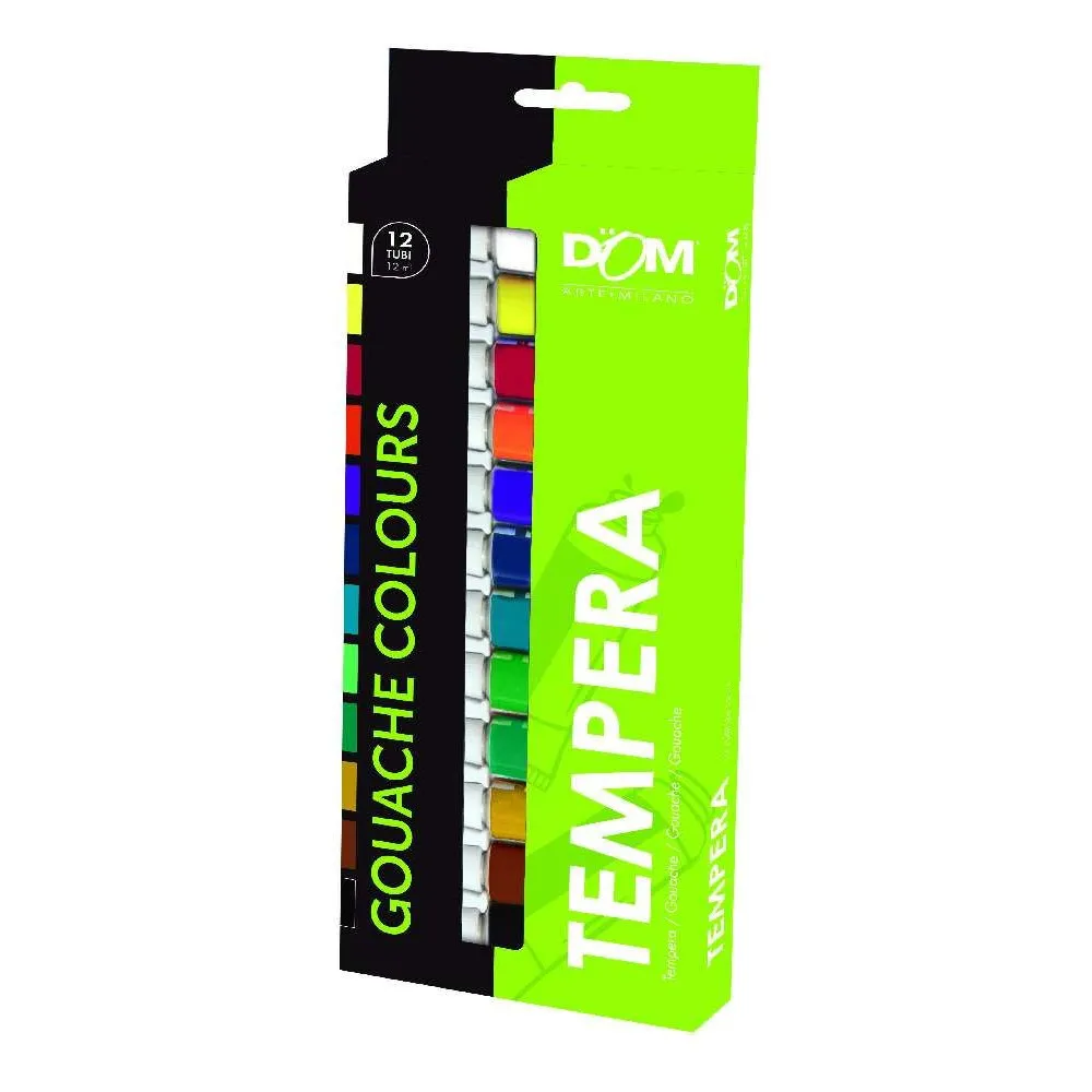 TEMPERA EXTRA FINE ASTUCCIO DA 12 TUBETTI MULTICOLORE 7,5ML TEMPERA EXTRA FINE ASTUCCIO DA 12 TUBETTI MULTICOLORE 7,5ML