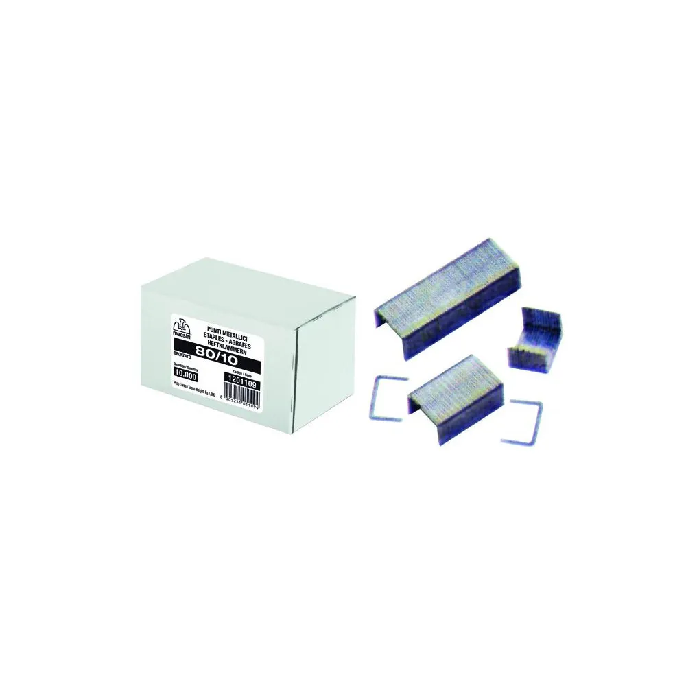 PUNTI PER FISSATRICI PNEUMATICHE ART.M 80 80/10 PUNTI PER FISSATRICI PNEUMATICHE ART.M 80 80/10