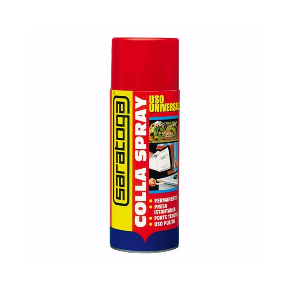 COLLA SPRAY USO UNIVERSALE 400ML SARATOGA COLLA SPRAY USO UNIVERSALE 400ML SARATOGA