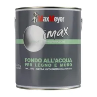 FONDO ALL'ACQUA PER INTERNI ED ESTERNI LEGNO E MURO 0,5 LT. BIANCO MAXMEYER
