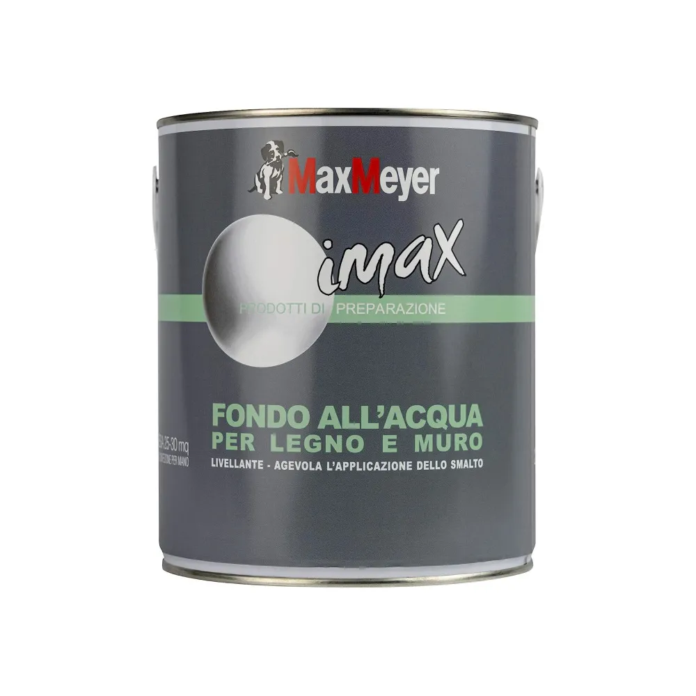 FONDO ALL'ACQUA PER INTERNI ED ESTERNI LEGNO E MURO 0,5 LT. BIANCO MAXMEYER