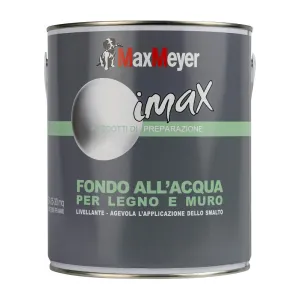 FONDO ALL'ACQUA PER INTERNI ED ESTERNI LEGNO E MURO 0,5 LT. BIANCO MAXMEYER
