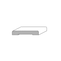 COPRIFILO AYOUS MM. 65 X 10 X 2250 LACCATO BIANCO