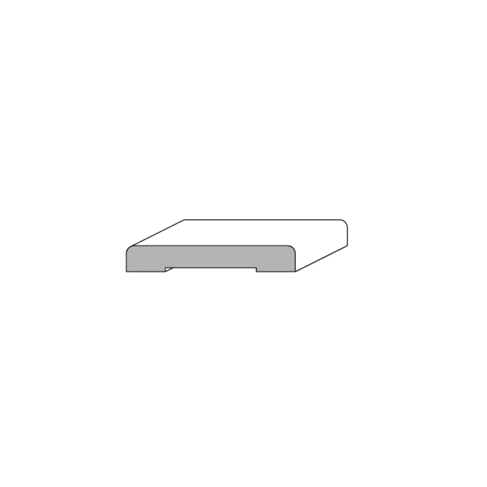 COPRIFILO AYOUS MM. 65 X 10 X 2250 LACCATO BIANCO COPRIFILO AYOUS MM. 65 X 10 X 2250 LACCATO BIANCO