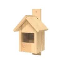 CASETTA NIDO IN ABETE GREZZO - CM 20x18x31 (LXPXH) FORO 11X6CM