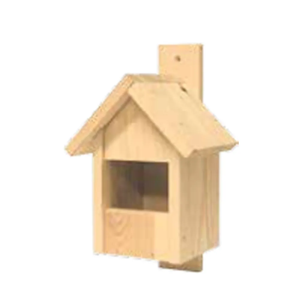 CASETTA NIDO IN ABETE GREZZO - CM 20x18x31 (LXPXH) FORO 11X6CM CASETTA NIDO IN ABETE GREZZO - CM 20x18x31 (LXPXH) FORO 11X6CM