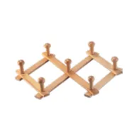 APPENDIABITI IN FAGGIO LEGNO MASSELLO 7 POMOLI - ESTENSIBILE