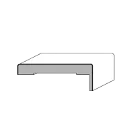 COPRIFILO LACCATO BIANCO TELESCOPICO  MM 70X10/30X2250