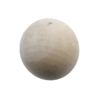 SFERA IN LEGNO DI FAGGIO GREZZO NON VERNICIATO Diametro 42MM.