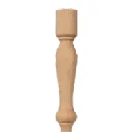 GAMBA PER MOBILI FAGGIO NATURALE H.30CM Ø50MM CONFEZIONE 2PZ