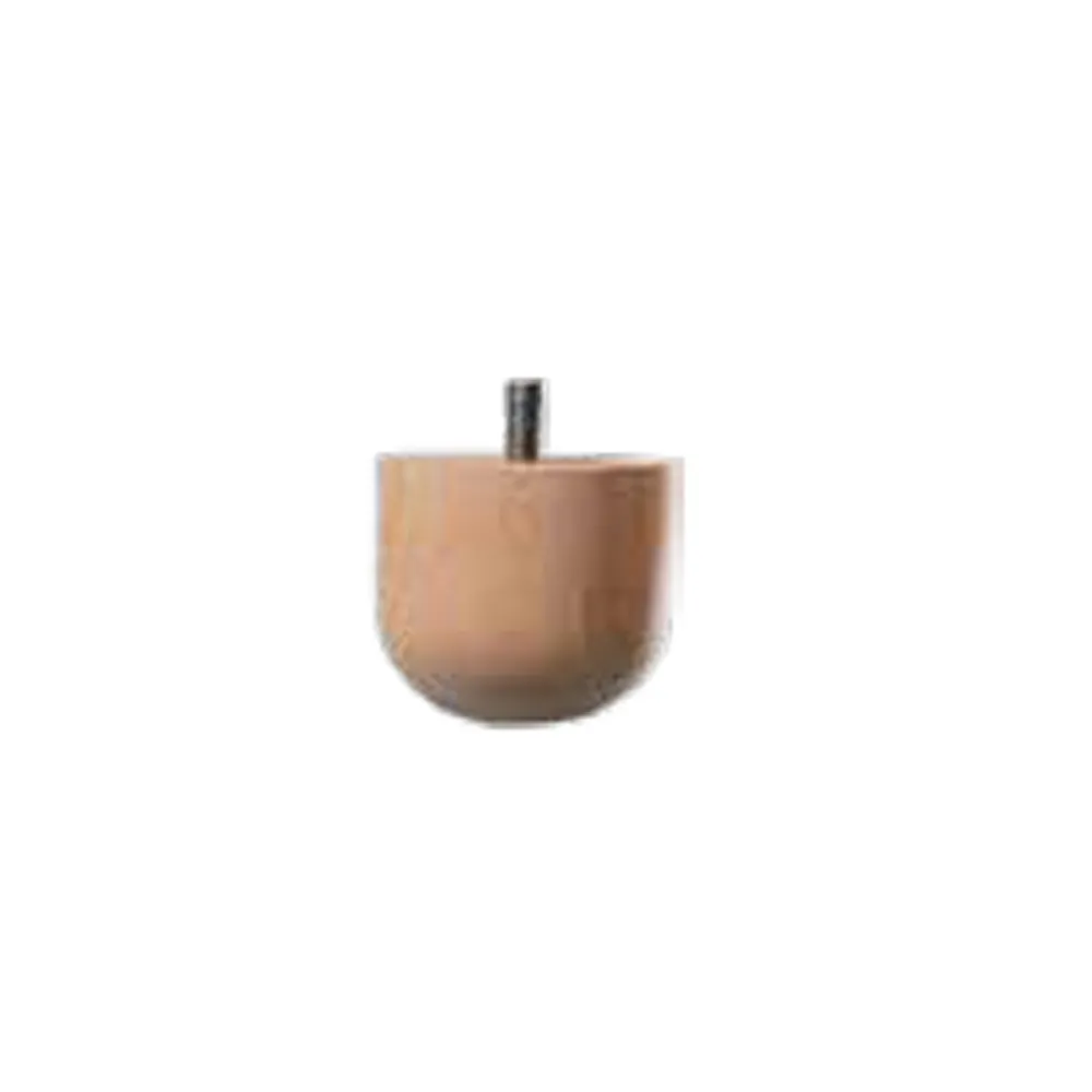PIEDE IN FAGGIO GREZZO Ø75MM. H.65MM - Perni inclusi PIEDE IN FAGGIO GREZZO Ø75MM. H.65MM - Perni inclusi