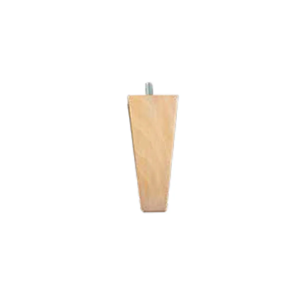 PIEDE PIRAMIDE IN FAGGIO GREZZO H 140 mm (60 x 60 mm) PIEDE PIRAMIDE IN FAGGIO GREZZO H 140 mm (60 x 60 mm)