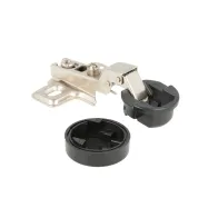 Cerniere per ante vetro - Ø 26 - collo medio - 2 pz.