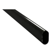 Tubo per armadi ovale nero 120 cm.