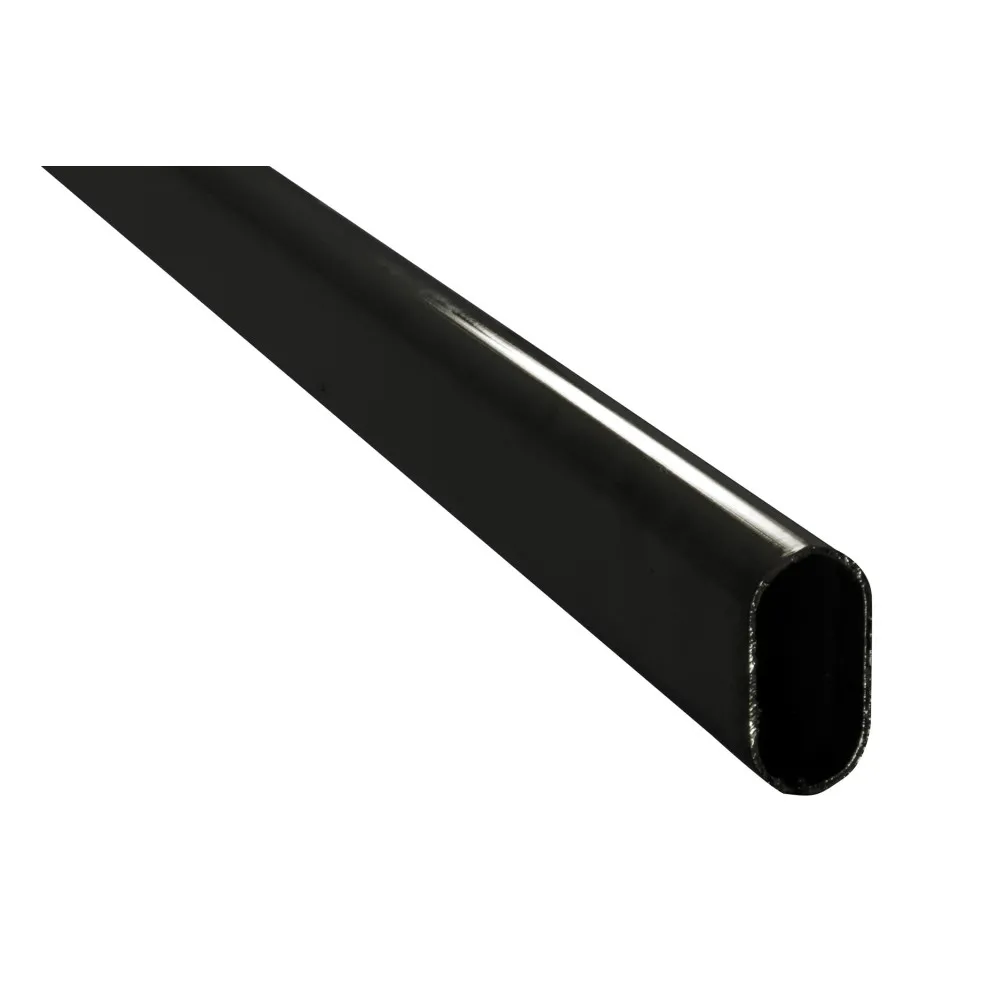 Tubo per armadi ovale nero 120 cm. Tubo per armadi ovale nero 120 cm.