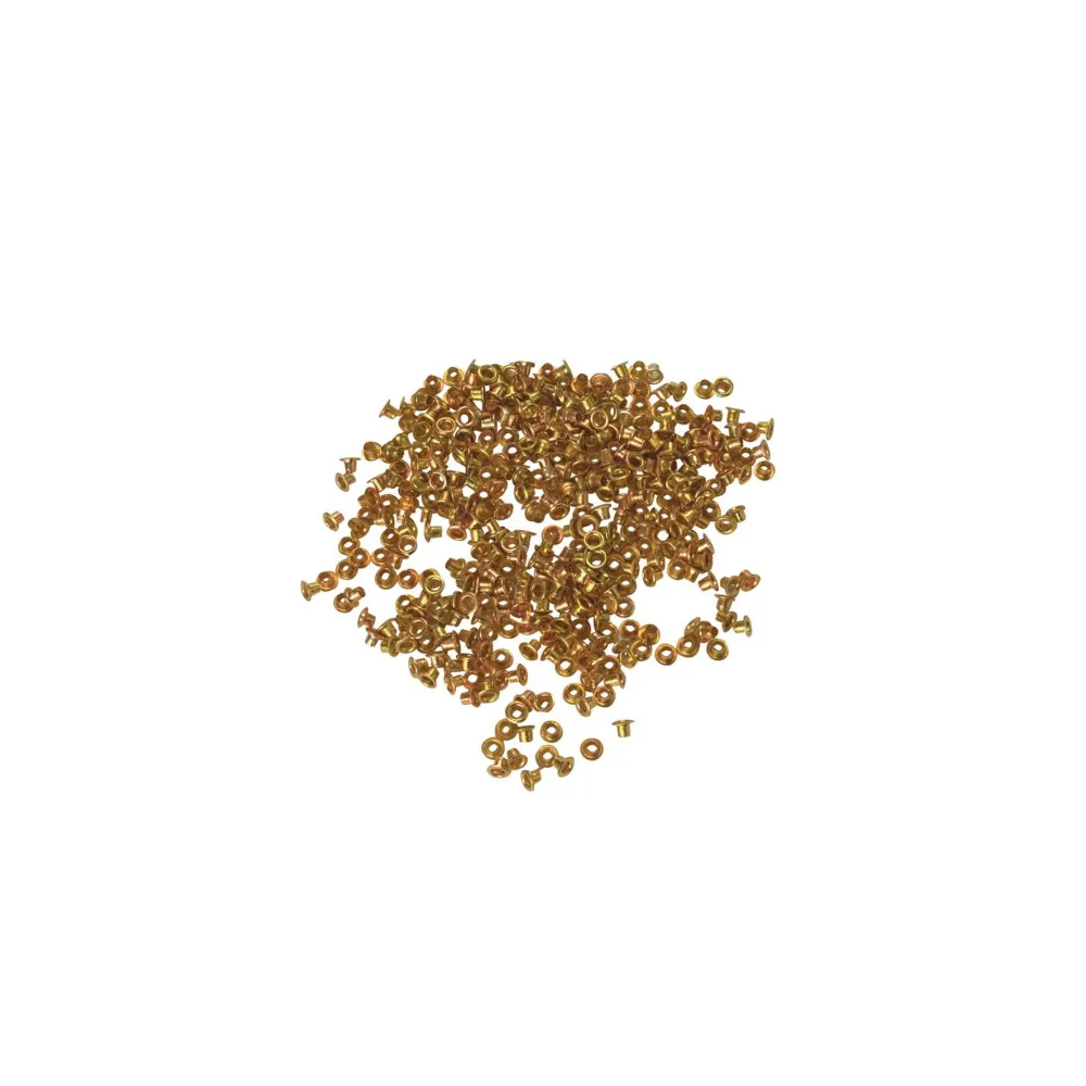 OCCHIELLI OTTONATI da Ø4,5 mm (400 pezzi)