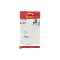 FELTRINO ADESIVO QUADRATO BIANCO 100X100MM.