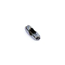 GIUNZIONE A BASTONCINO PER CATENELLA A PALLINI DA Ø3,6MM - NICHELATO 10PZ