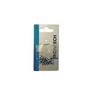 GIUNZIONE A BASTONCINO PER CATENELLA A PALLINI DA Ø3,6MM - NICHELATO 10PZ